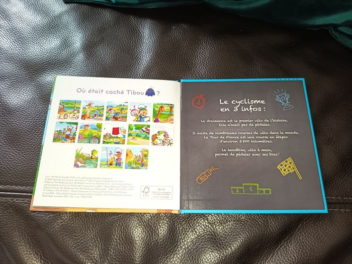 Livre album enfant Mac Do, La course de vélo, Éditions Hachette Jeunesse, NEUF - photo numéro 3