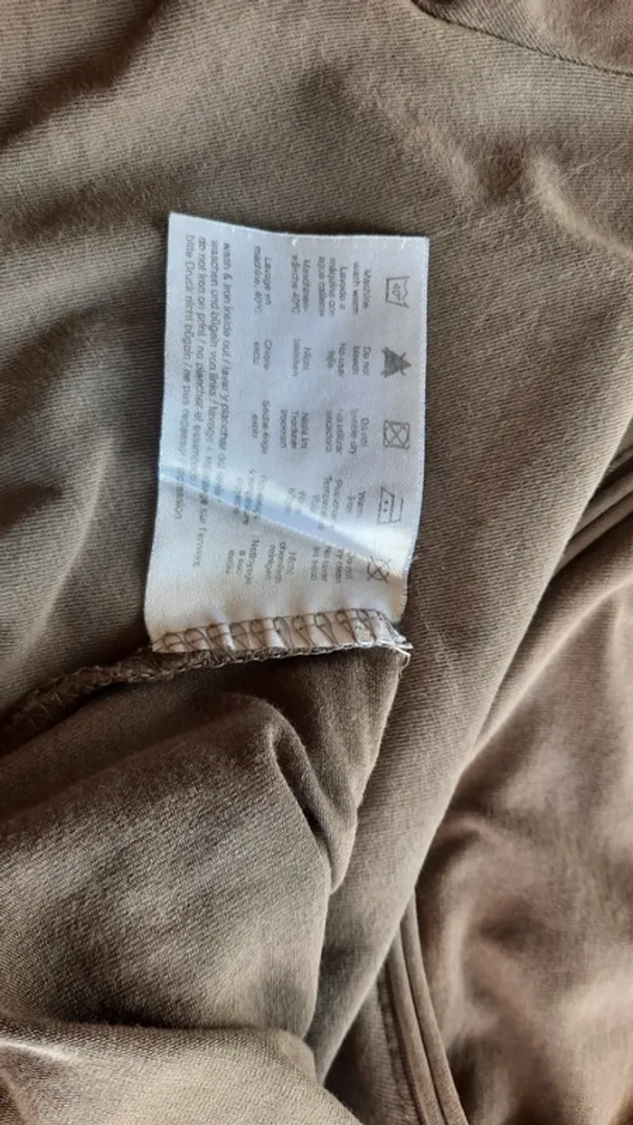 T-shirt taupe manches longues, femme, Esprit, M/38 - photo numéro 6