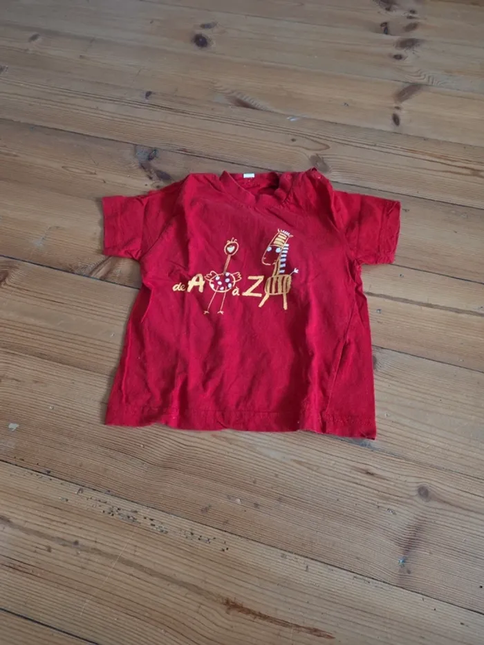 Lot de 2 salopette hiver et Tee-shirt manche courte. - photo numéro 4