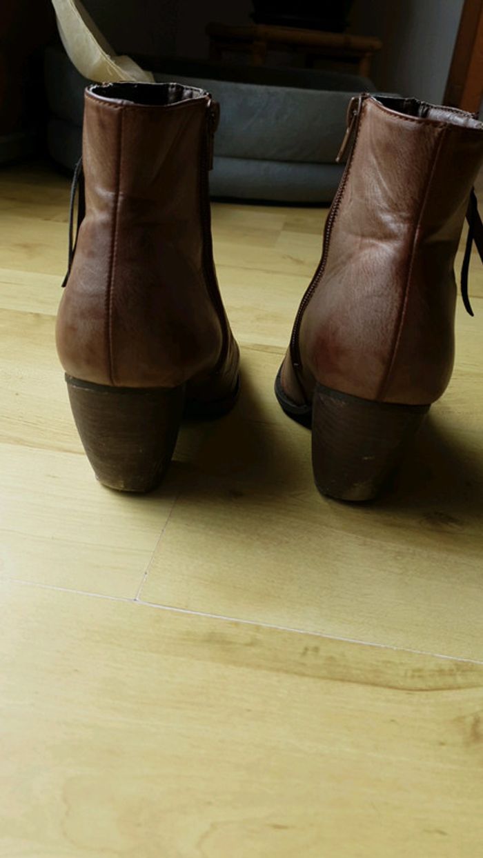 Bottines marron - photo numéro 4