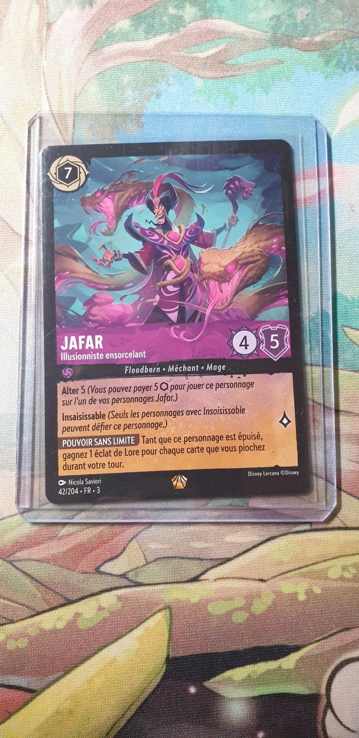 Carte lorcana legendaire jafar