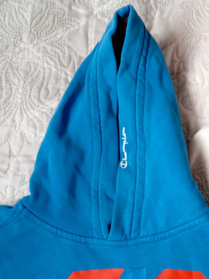 Sweat à capuche champion bleu garçon 12 ans champion - photo numéro 12