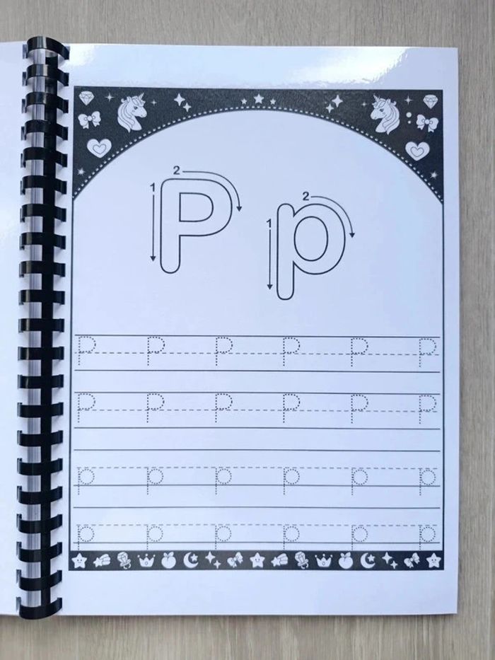 Grand livret d'écriture A4 de l'alphabet - photo numéro 4