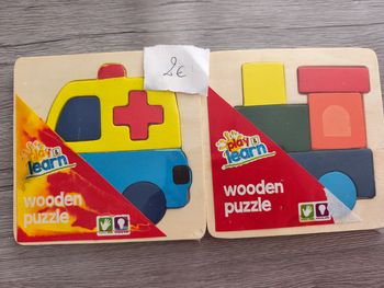 Puzzle bois bébé