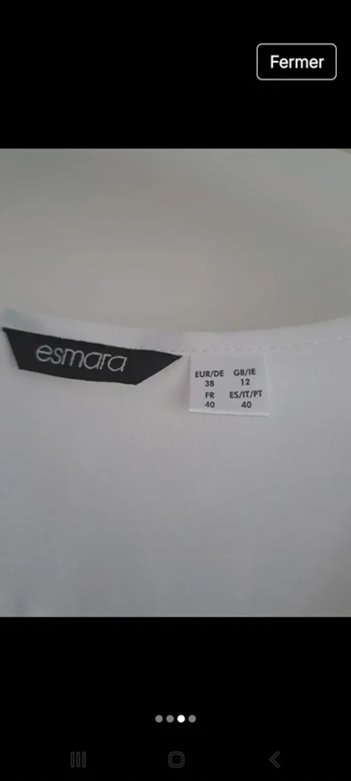 Blouse Esmara 38 - photo numéro 3