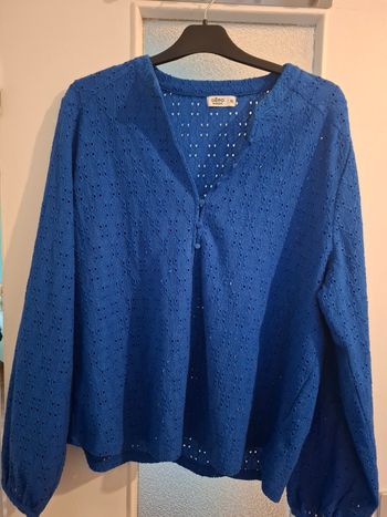 Blouse bleu