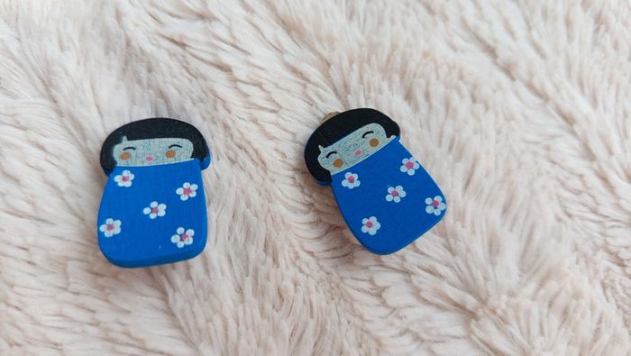 Boucles d'oreilles japon 🔸 clips - photo numéro 2