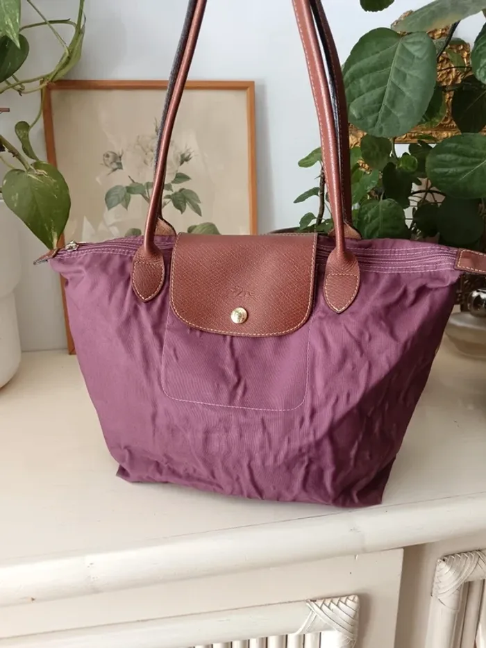 Pliage Longchamp violet taille M