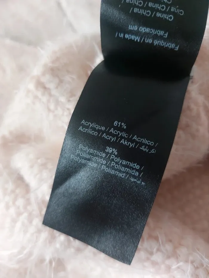 Pull aspect laine angora avec fermeture éclair - photo numéro 6
