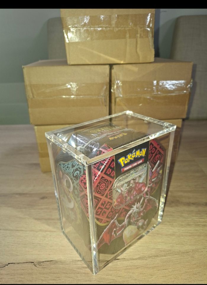 Lot de 4 acryliques pour pokebox Pokémon aimantée épaisse 8mm anti uv - photo numéro 4