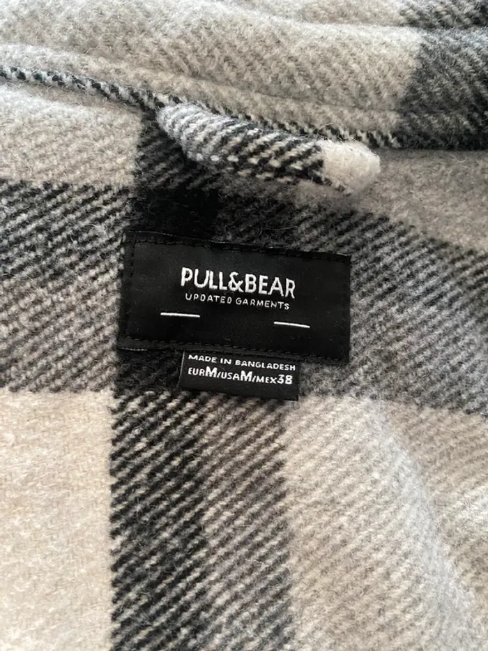 Surchemise épaisse à carreaux Pull & Bear M - photo numéro 6