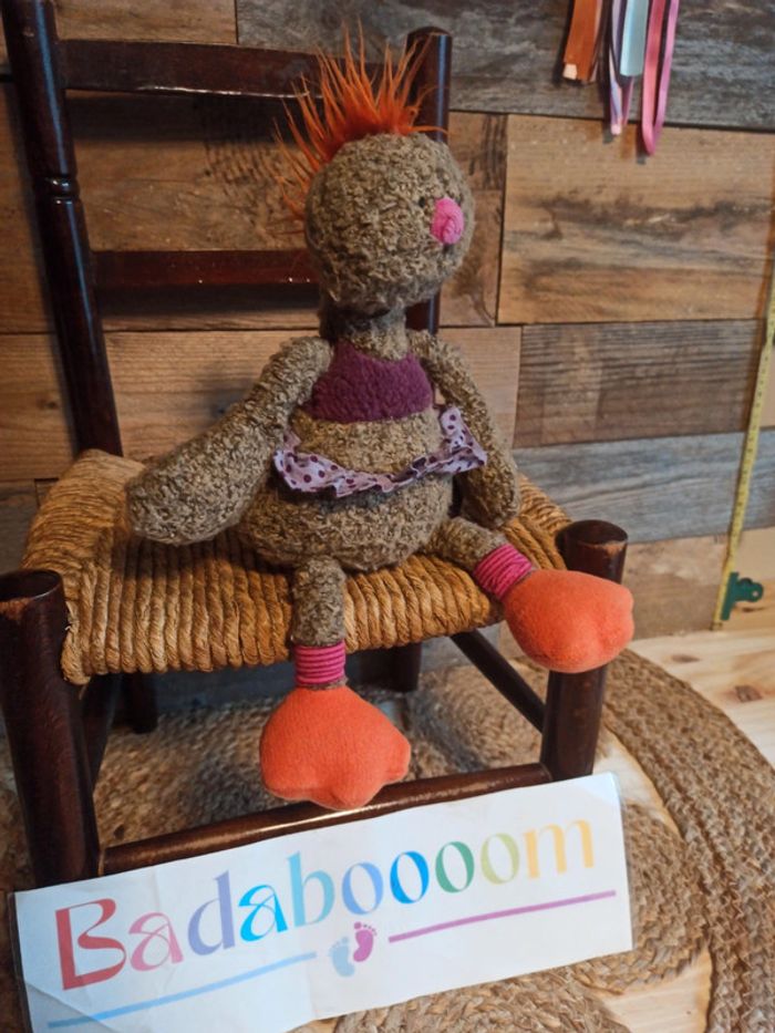 peluche poule moulin roty be - photo numéro 2