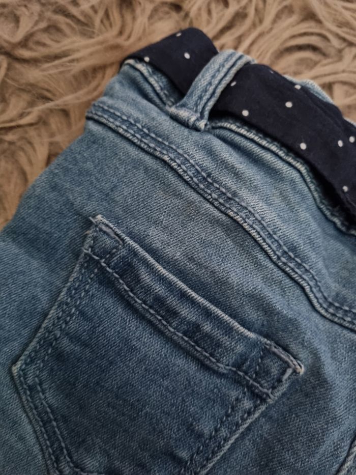 Short en jean avec ceinture 9mois - photo numéro 7