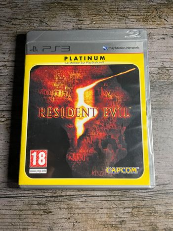 Resident Evil 5 - Jeu PS3 Complet VF platinum PAL Sony