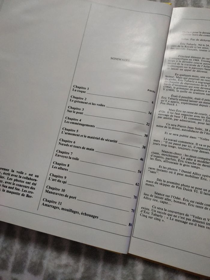 Livre apprenez la voile avec Tabarly navigation éditions du Pen Duick - photo numéro 4