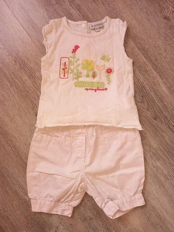 short et débardeur in extenso taille 6 mois