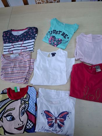 8 t-shirts manches longues
