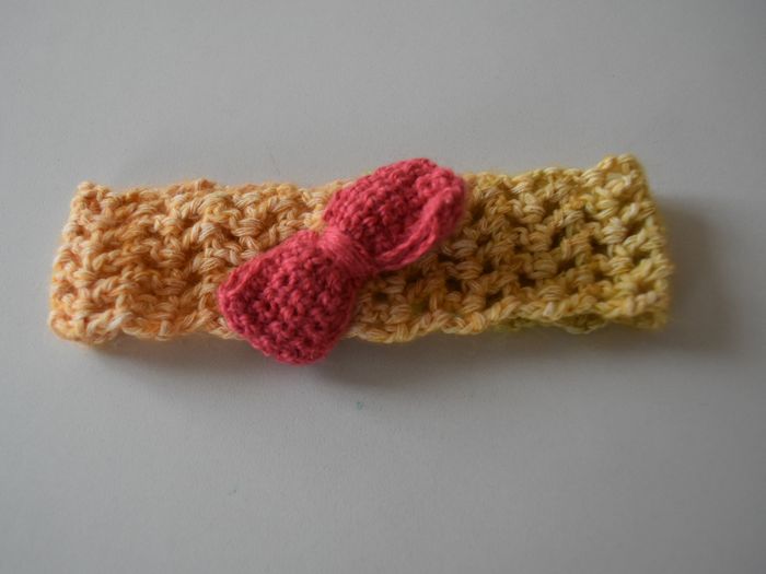 Bandeau de naissance jaune