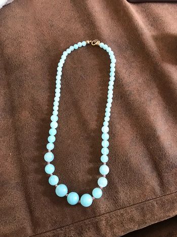 Collier vintage turquoise