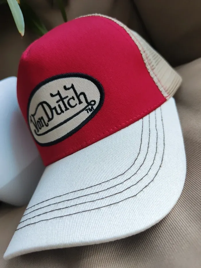 Casquette Trucker Von Dutch beige - photo numéro 2
