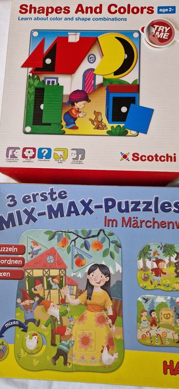 Puzzles formes couleurs