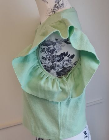 Blouse manches volants