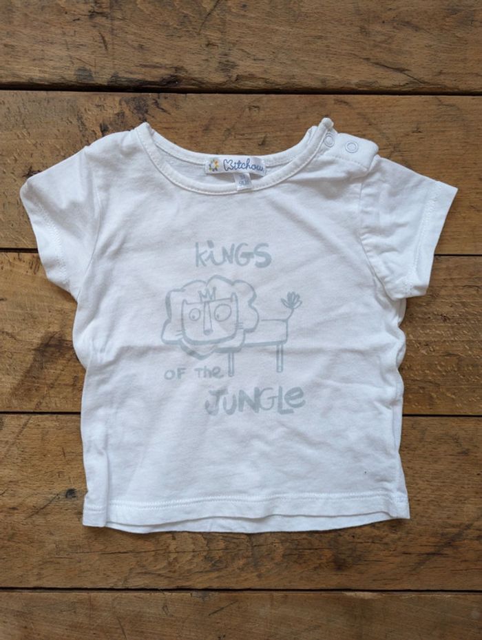 Lot de 3 tee-shirts manches courtes - 1 mois - photo numéro 6