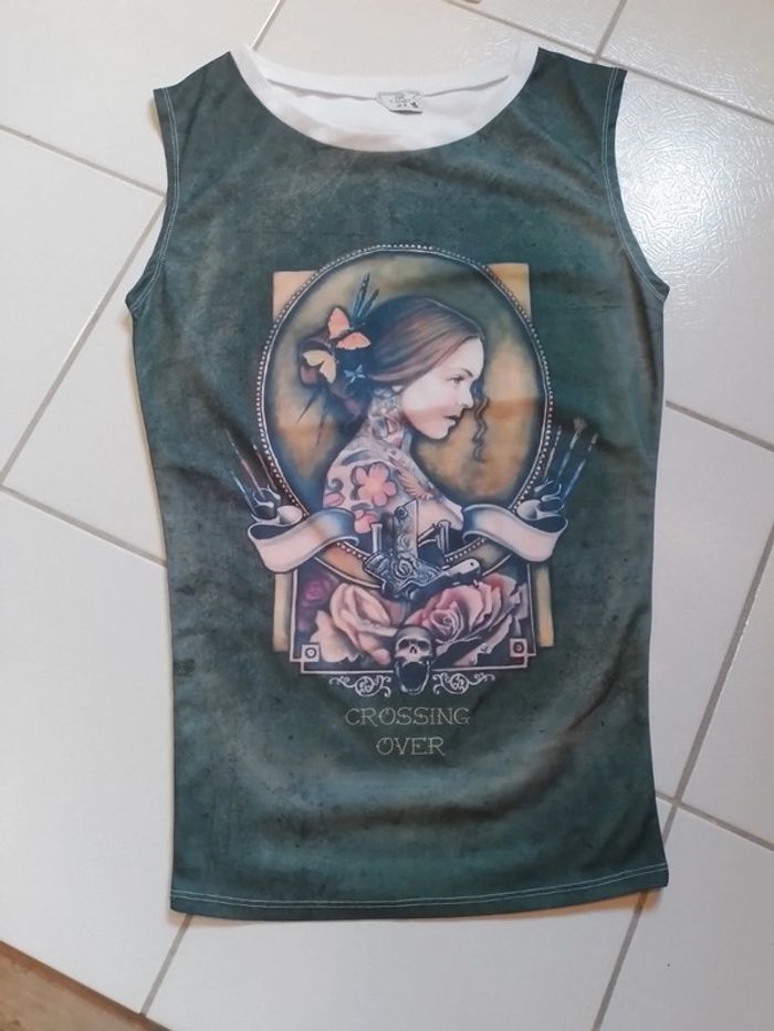 Robe femme motif femme tatoué - photo numéro 6