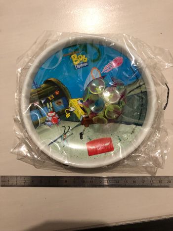 Jeu plateau avec balle à ventouse Bob l'éponge Buffalo Gril
