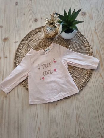Tee-shirt manches longues 3 mois