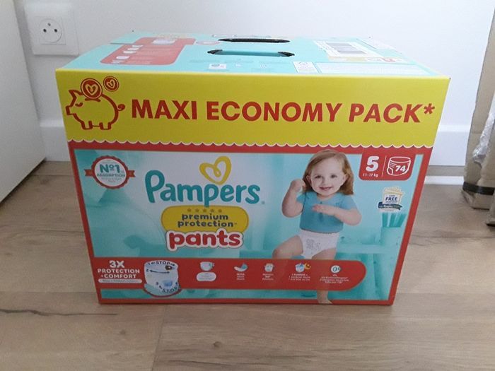 Couches pampers Pants Premium protection taille 5