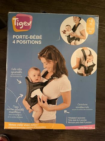 Porte bébé 4 positions Tigex