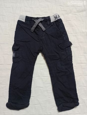 Gemo pantalon leger bleu marine 12 mois