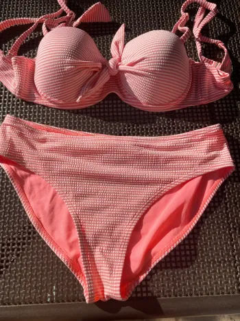 Joli bikini  👙 vichy rose 42 Fei