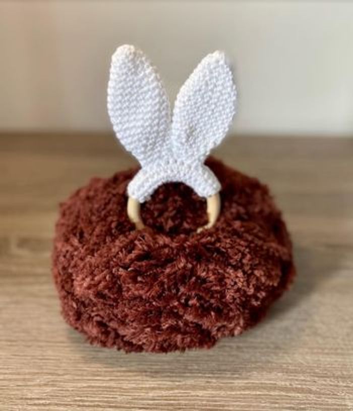 Hochet simple oreilles de lapin - photo numéro 7