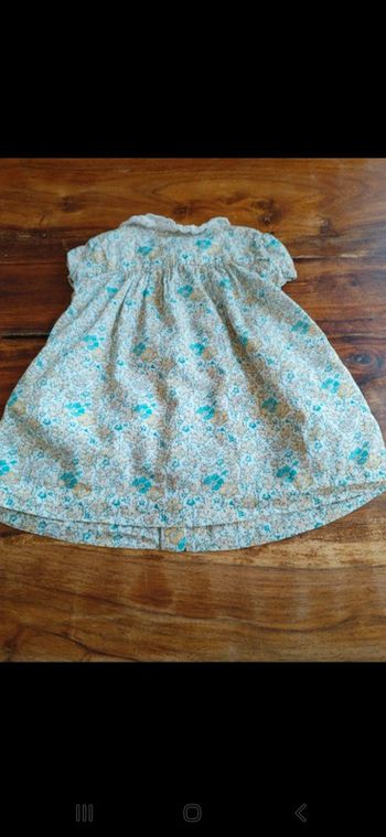 Robe liberty col dentelle