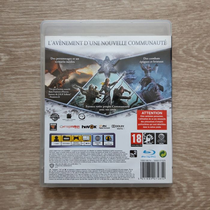 Le seigneur des anneaux la guerre du nord jeu PS3 - photo numéro 2