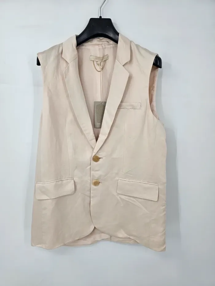 Veste sans manches Vanessa Bruno – Taille 38 – Coloris poudre