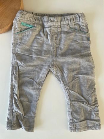 Pantalon gris bébé obaibi