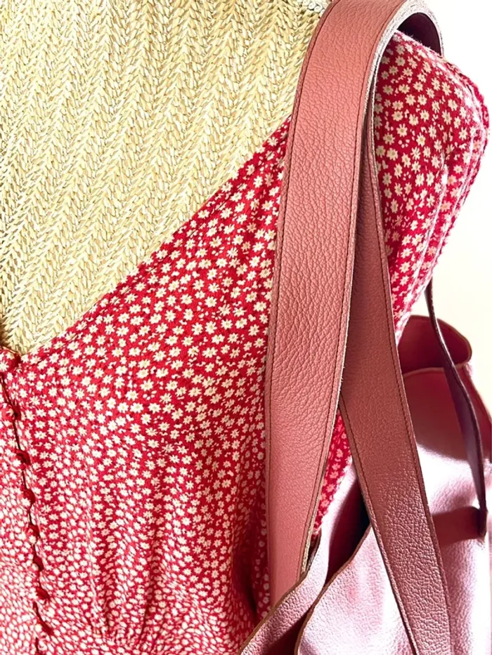 Sac en Cuir Rose de Qualité – Élégance et Couleur - photo numéro 8
