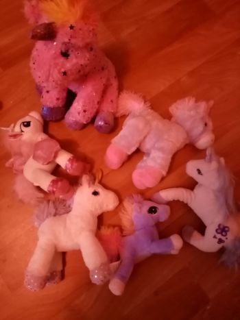 Lot peluche licorne
