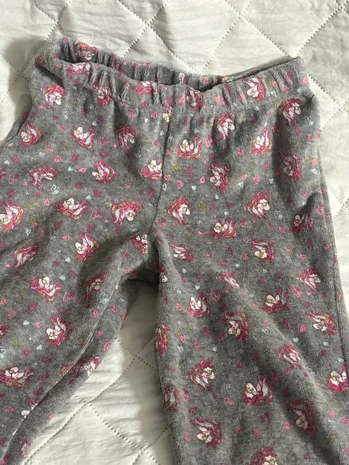 Pantalon de pyjama licorne taille 5ans marque in extenso - photo numéro 2
