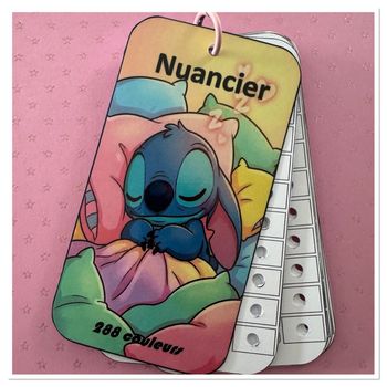 Nuancier guangna - tooli art - languo - grasp en 288 couleurs ou tout autres marques