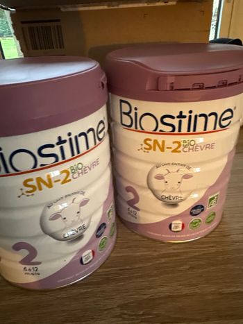 Lait Biostime chèvre 2eme 