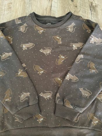 Sweat motif petits léopard