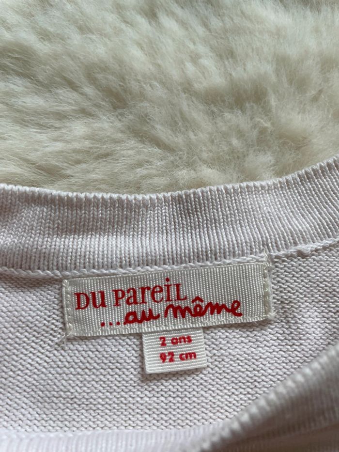 Pull flamant rose DPAM 2 ans - 92 cm - photo numéro 4