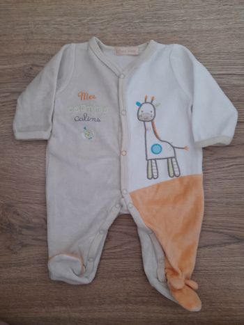 Grenouillère 1 mois