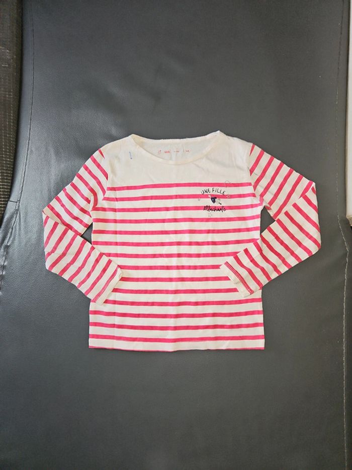 Tee-shirt manche longue fille 6 ans