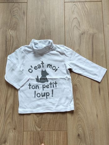 T-shirt manches longues 12 mois Gémo