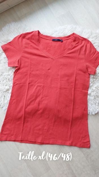 T-shirt rouge xxxl kiabi